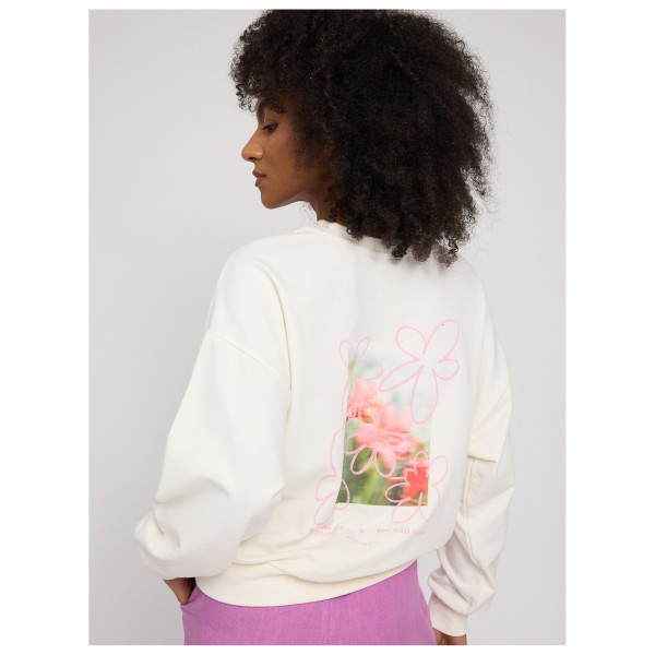 Mazine - Women's Back Print Flowers Sweatshirt - Pulloverit