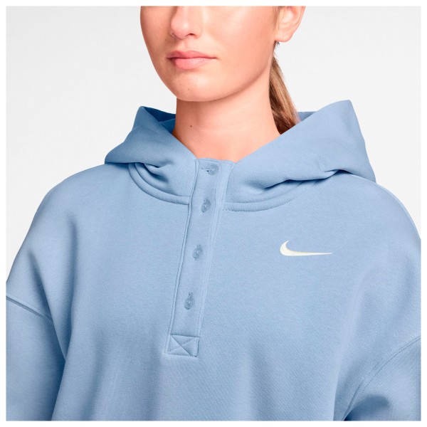 Nike - Women's NSW Phoenix Fleece OS Crop Henley Hoody - Sudadera