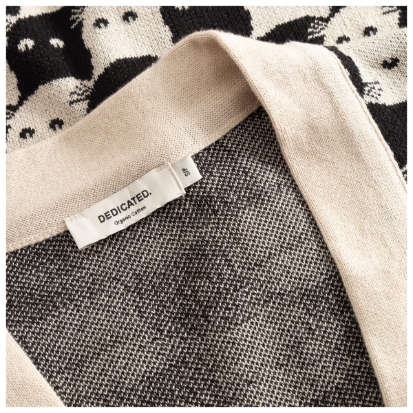 DEDICATED - Women's Cardigan Kanan Pepita Cats - Cardigan