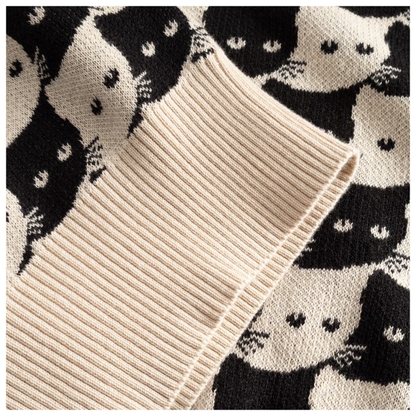 DEDICATED - Women's Cardigan Kanan Pepita Cats - Chaqueta de punto
