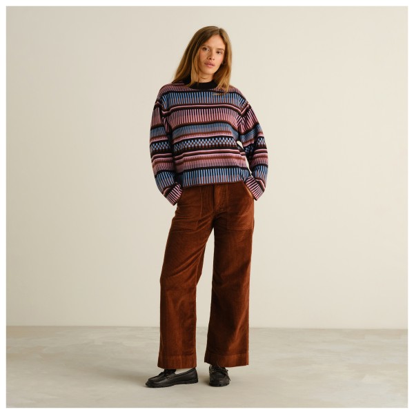 DEDICATED - Women's Sweater Limhamn Dashed Stripe - Pull