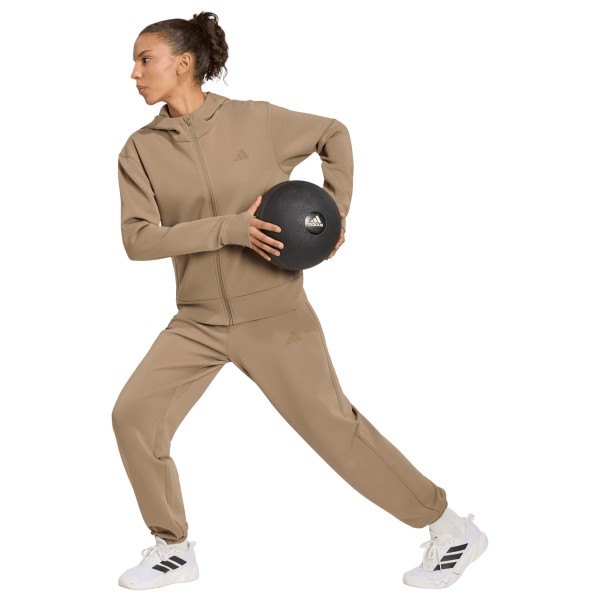 adidas - Women's D4T Workout Full Zip Hooded Sweatshirt - Hoodie
