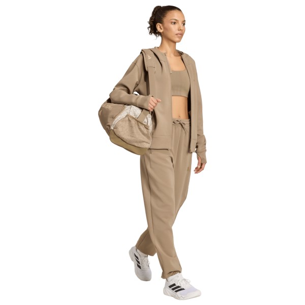 adidas - Women's D4T Workout Full Zip Hooded Sweatshirt - Hoodie