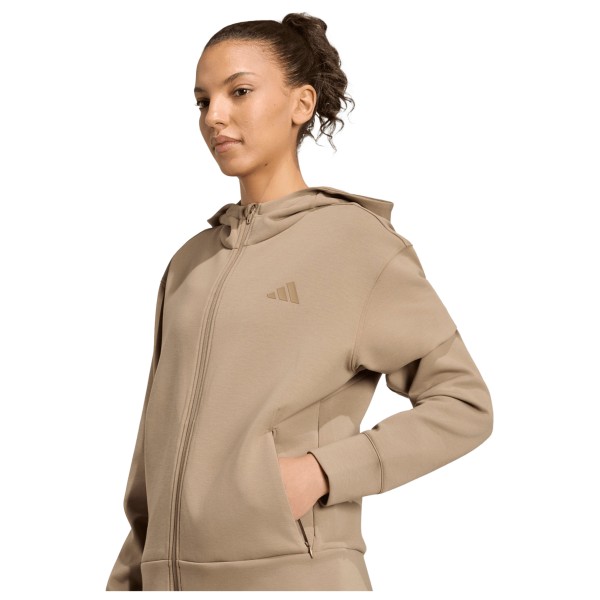 adidas - Women's D4T Workout Full Zip Hooded Sweatshirt - Sudadera