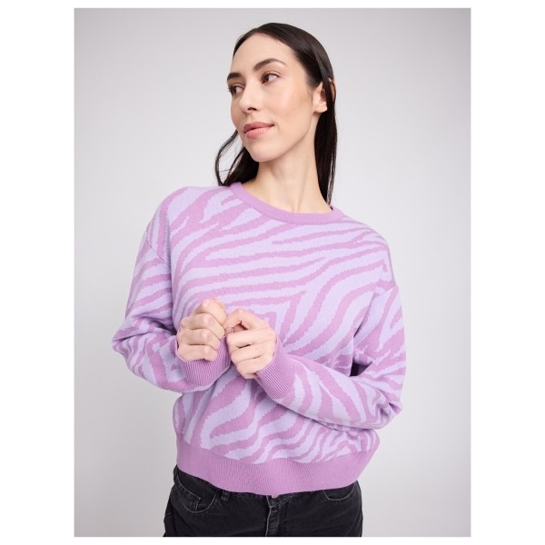 Mazine - Women's Zebra Jacquard Knit Jumper - Jerséis
