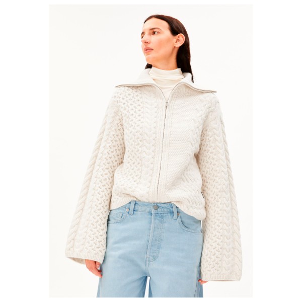 ARMEDANGELS - Women's Co-Wool Cable Knit Cardigan - Cardigan