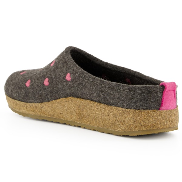 Haflinger - Women's Grizzly Cuoricini - Zapatillas de estar por casa