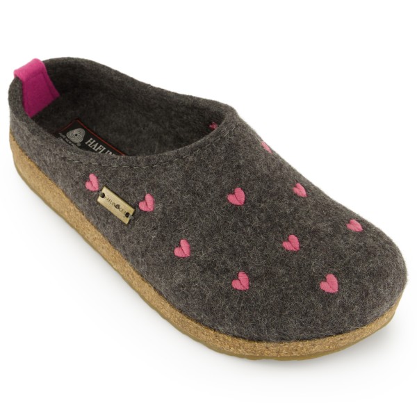 Haflinger - Women's Grizzly Cuoricini - Zapatillas de estar por casa