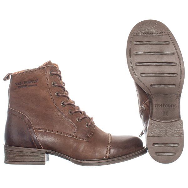 Ten Points - Women's Pandora Nubuck Laced Boots - Hoge schoenen