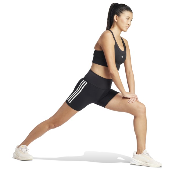 adidas - Women's Dailyrun 3-Stripes 5'' - Running tights