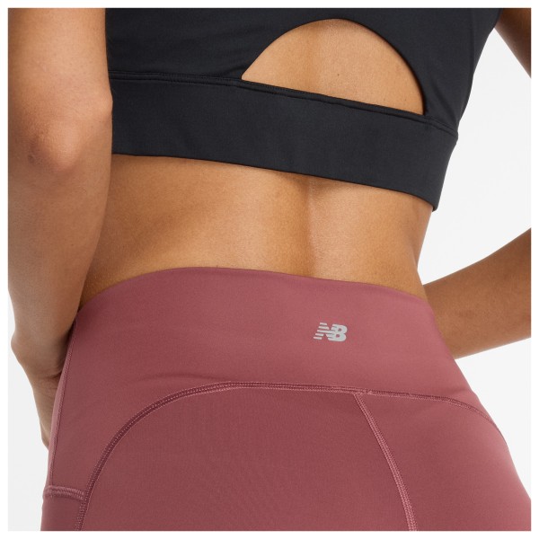 New Balance - Women's Sleek Pocket High Rise Short 6'' - Looplegging