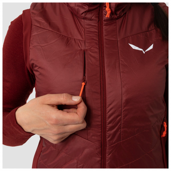Salewa Ortles Hybrid TirolWool Responsive Vest – Gilet Uomo In Lana E Poliammide, Nero, Per Escursionismo E Tempo Libero