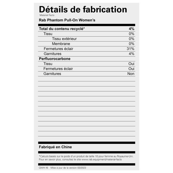 Rab - Women's Cirrus Flex 2.0 Vest - Chaleco de fibra sintética