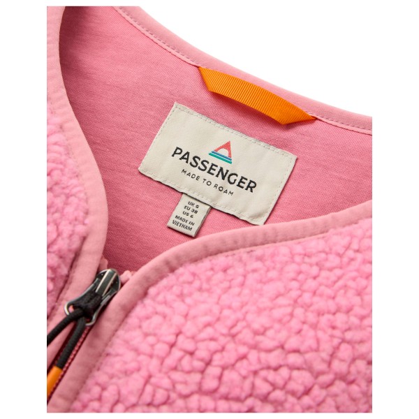 Passenger - Women's Tawny Collarless Deep-Pile Sherpa Gilet - Fleece vest