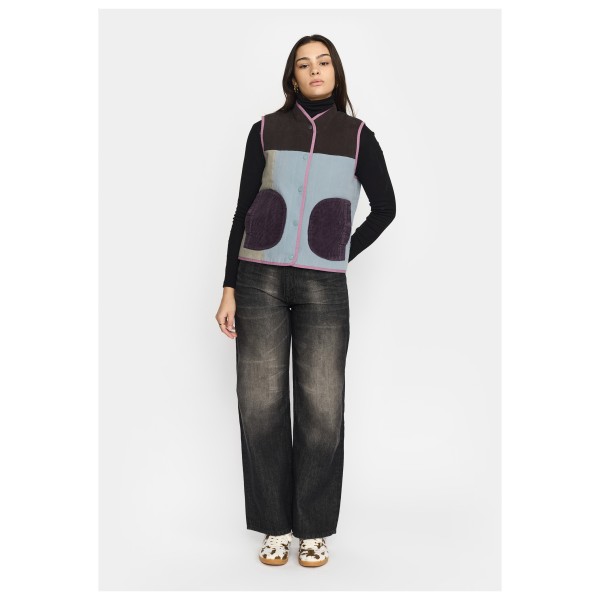 Selfhood - Women's Quilted Patchwork Vest - Merinobodywarmer