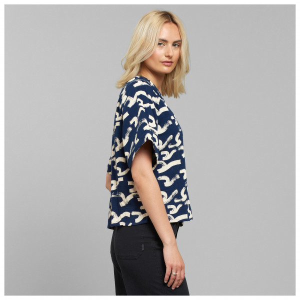 DEDICATED - Women's Blouse Odense Brushed Waves - Camicetta
