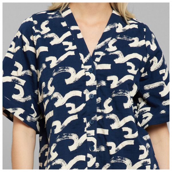 DEDICATED - Women's Blouse Odense Brushed Waves - Camicetta