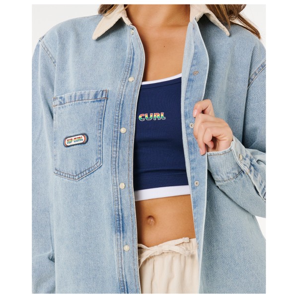 Rip Curl - Women's Surf Side Relaxed Denim Shirt - Camicia