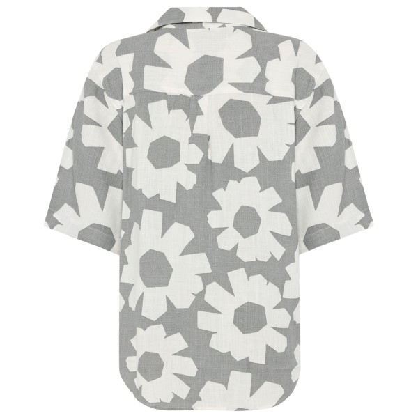 KnowledgeCotton Apparel - Women's Linen-Mix Printed Shirt - Blusar