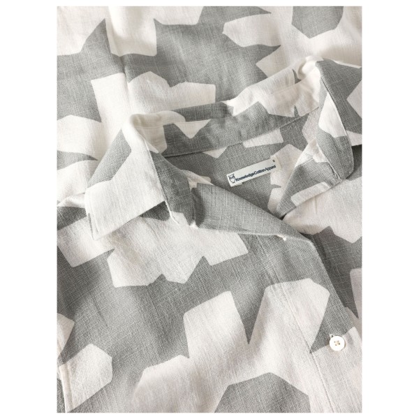 KnowledgeCotton Apparel - Women's Linen-Mix Printed Shirt - Blusar