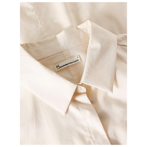 KnowledgeCotton Apparel - Women's Organic Cotton Satin Shirt Dress - Chemise