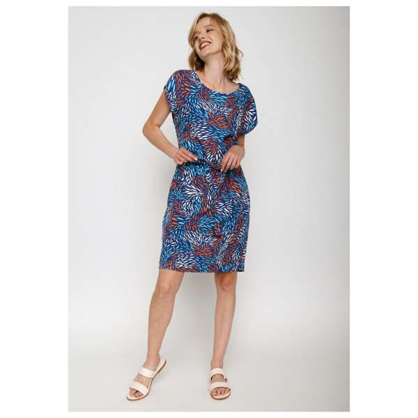 GreenBomb - Women's Sparkling Leaves Step Dress - Jurk