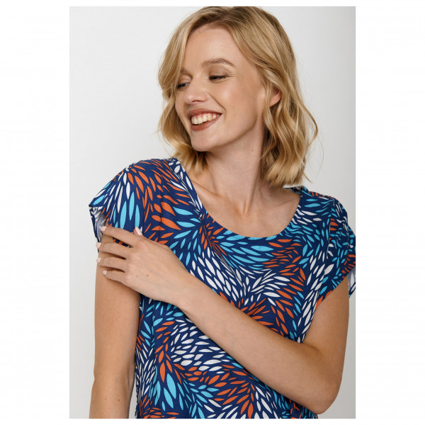 GreenBomb - Women's Sparkling Leaves Step Dress - Jurk