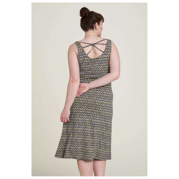 Tranquillo - Women's Jersey-Kleid mit Rückenschnürung - Kjole
