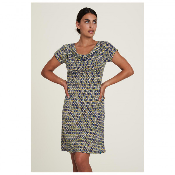 Tranquillo - Women's Jersey-Kleid S/S geraffter Ausschnitt - Vestido