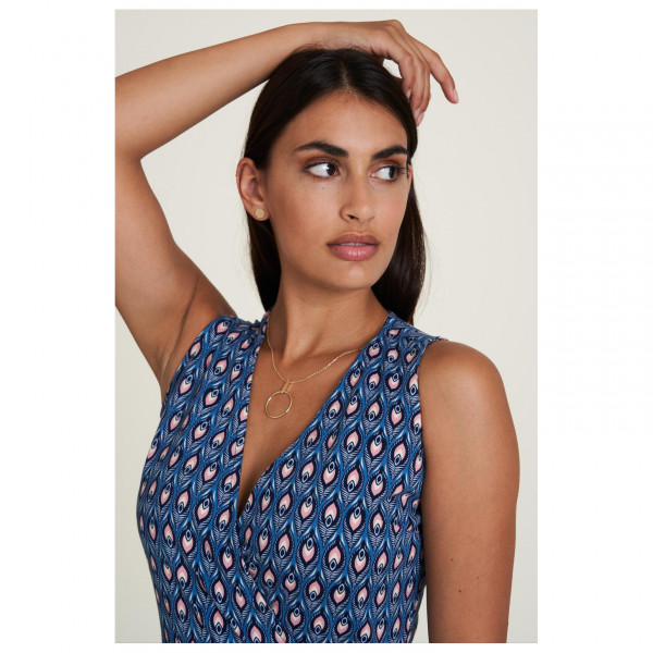 Tranquillo - Women's V-Neck Jersey-Kleid Sleeveless - Klänning