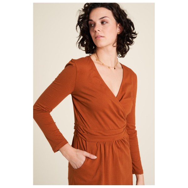 Tranquillo - Women's Jersey-Kleid in Wickeloptik - Kjole