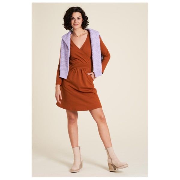 Tranquillo - Women's Jersey-Kleid in Wickeloptik - Kjole