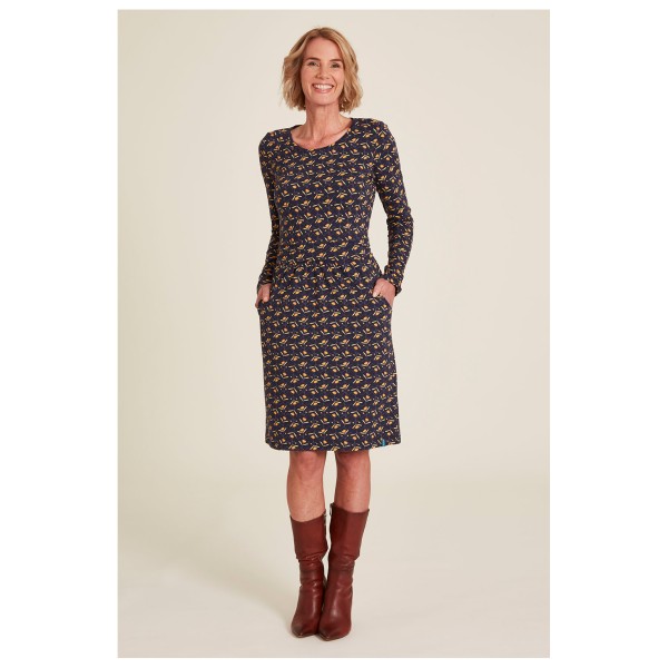 Tranquillo - Women's Tailliertes Jersey-Kleid Crew Neck - Mekko