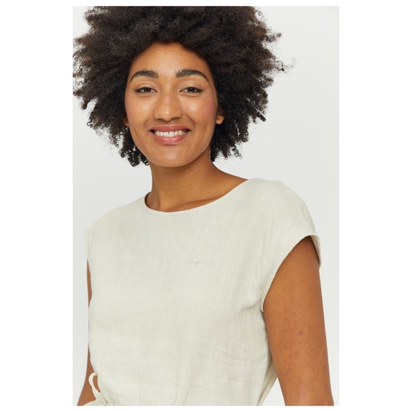 Mazine - Women's Linen Mini Dress - Vestido