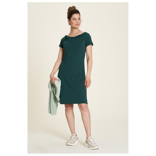 Tranquillo - Women's Kleid mit Wasserfallausschnitt - Mekko
