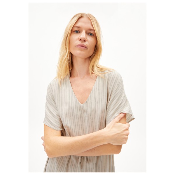 ARMEDANGELS - Women's Maahaliana Lino Stripes - Kjole