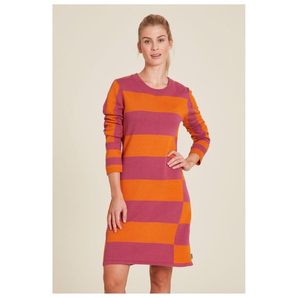 Tranquillo - Women's Strick-Kleid im Block-Design - Dress
