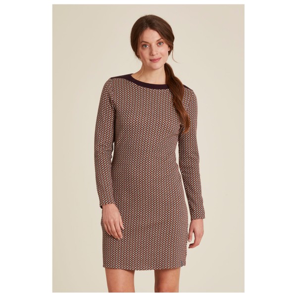Tranquillo - Women's Strick-Kleid im Retro-Look - Jurk
