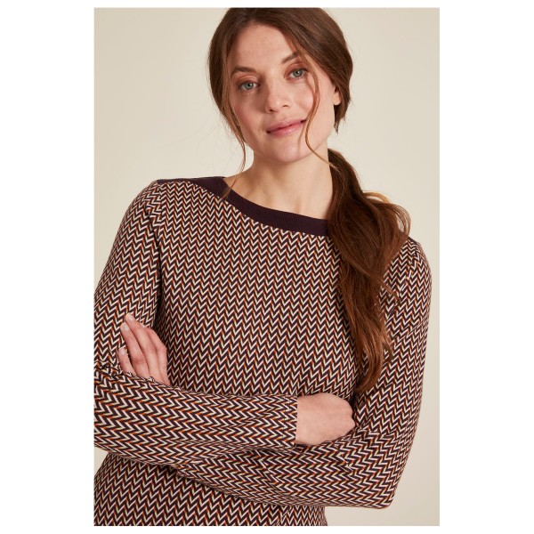 Tranquillo - Women's Strick-Kleid im Retro-Look - Jurk