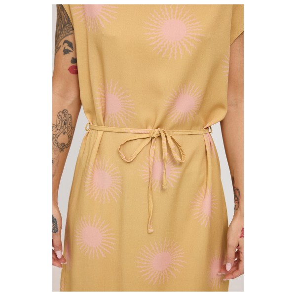 Mazine - Women's Printed Sleeveless Dress - Jurk