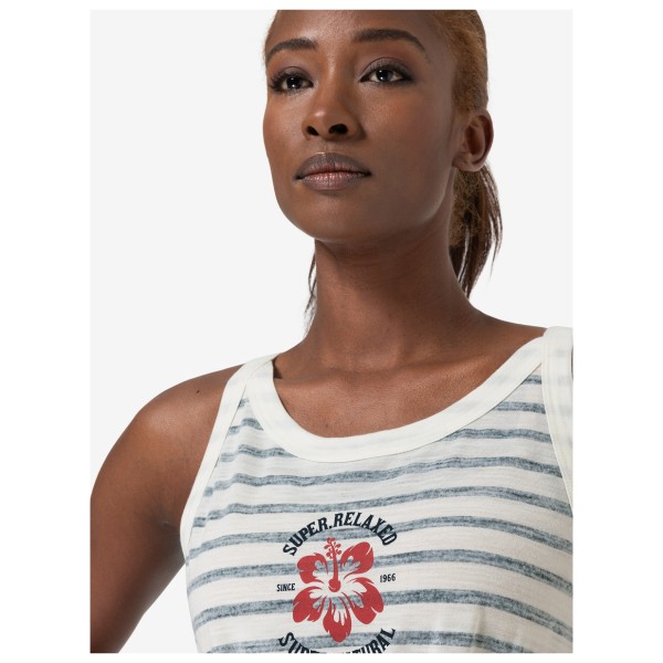 super.natural - Women's Relax Hibiskus Stripe Dress - Dress