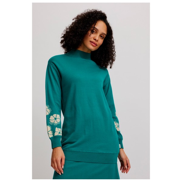 Tranquillo - Women's Jaquard-Kleid aus Biobaumwolle - Dress
