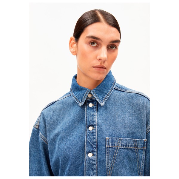ARMEDANGELS - Women's Oversized Denim Shirt Dress - Kjole