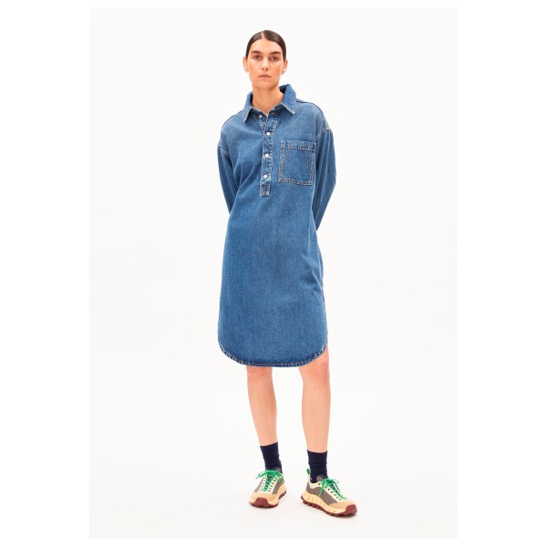 ARMEDANGELS - Women's Oversized Denim Shirt Dress - Vestido