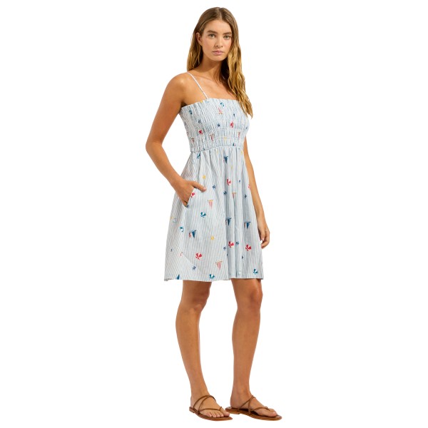 Seafolly - Beach Club Shirred Mini Dress - Kleid