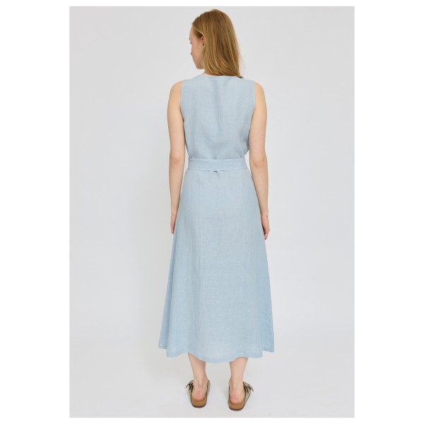 Mazine - Women's Sleeveless Linen Maxi Dress - Dress