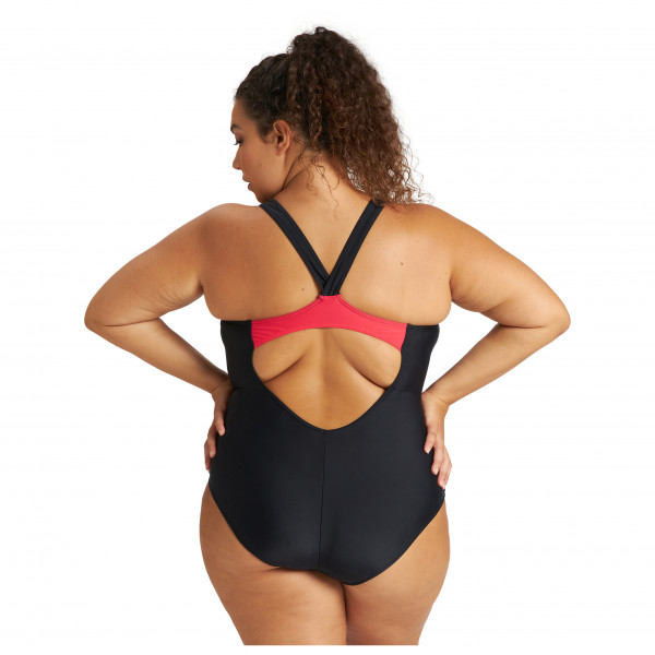 Arena - Women's Threefold V Back One Piece Plus - Baddräkt