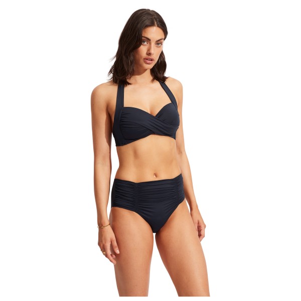 Seafolly - Women's Collective Twist Soft Cup Halter - Parte superior de bikini