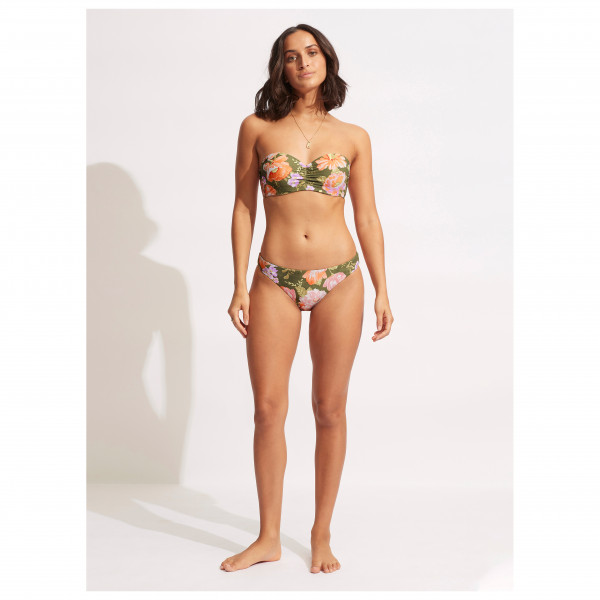 Seafolly - Women's Paradise Garden Reversible Hipster - Parte inferior de bikini