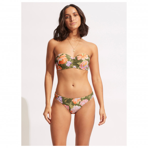 Seafolly - Women's Paradise Garden Reversible Hipster - Parte inferior de bikini
